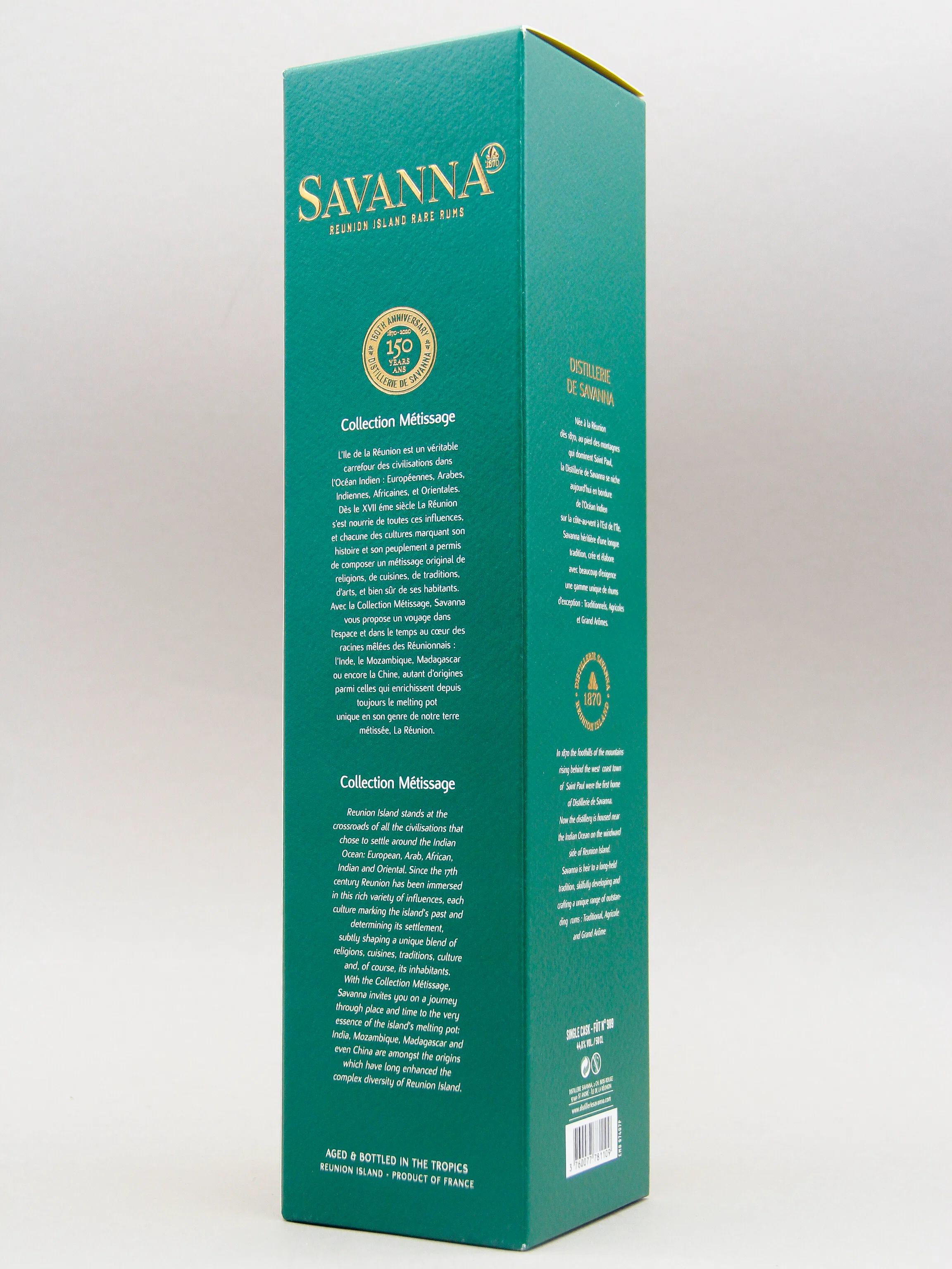 Savanna Métissage Single Cask No. 989 Fort Dauphin, 2003, Rhum Reunion (44.8%, 50cl) - Image 3