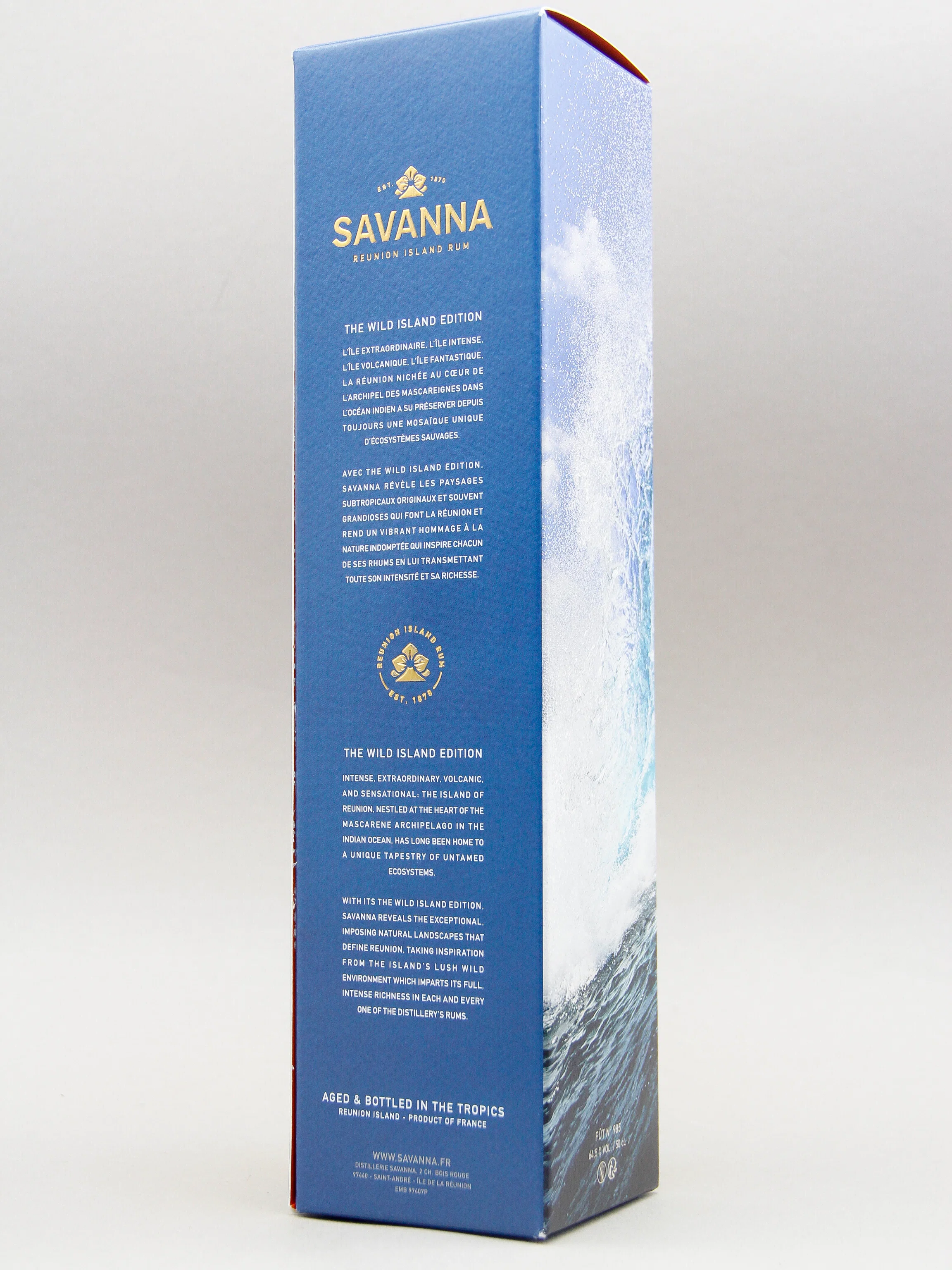 Savanna Wild Island Single Cask No. 985, 2006, Rhum Reunion (64.5%, 50cl) - Image 3