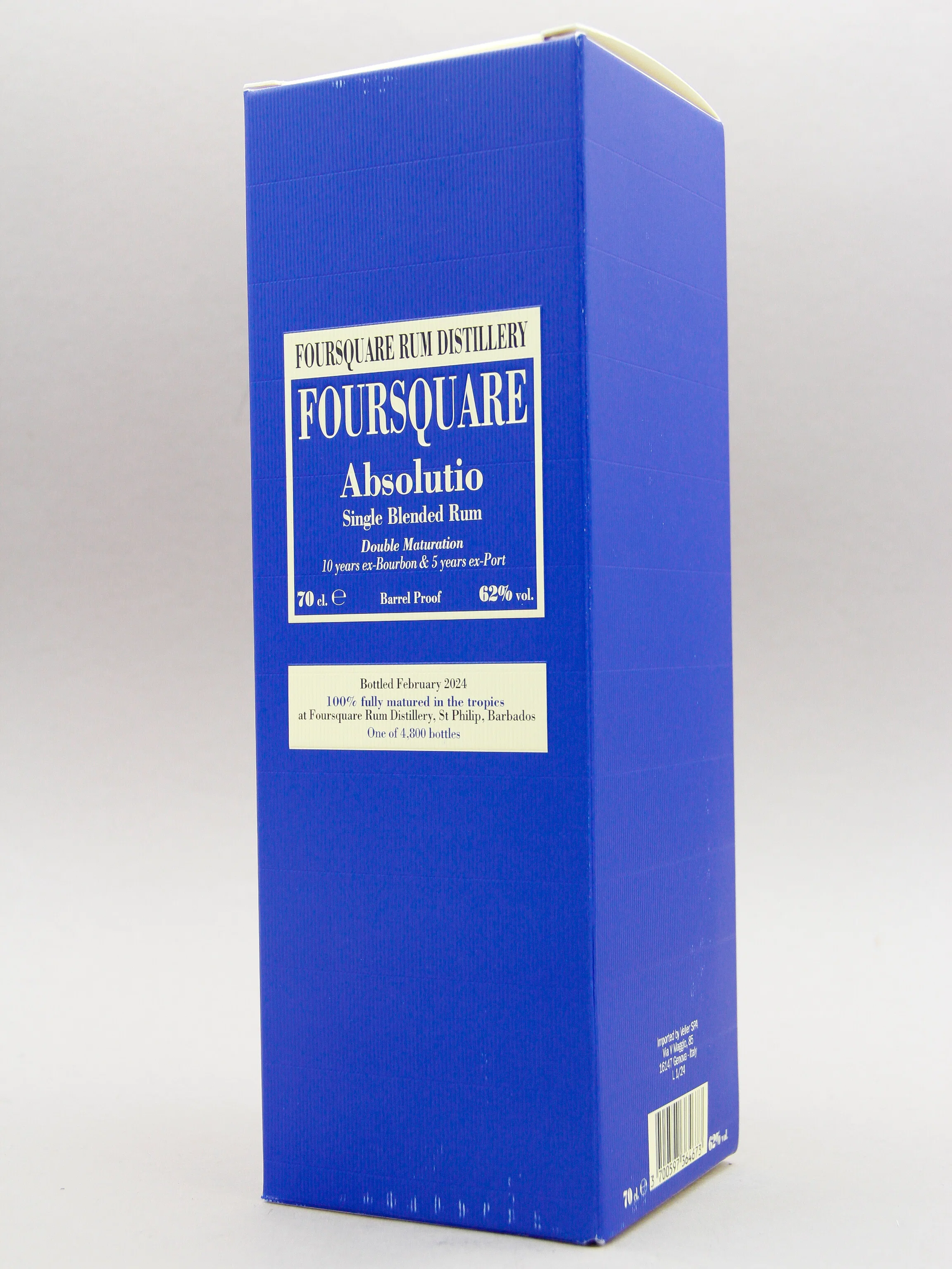 Velier Foursquare Absolutio, Barbados Rum (62%, 70cl) - Image 3