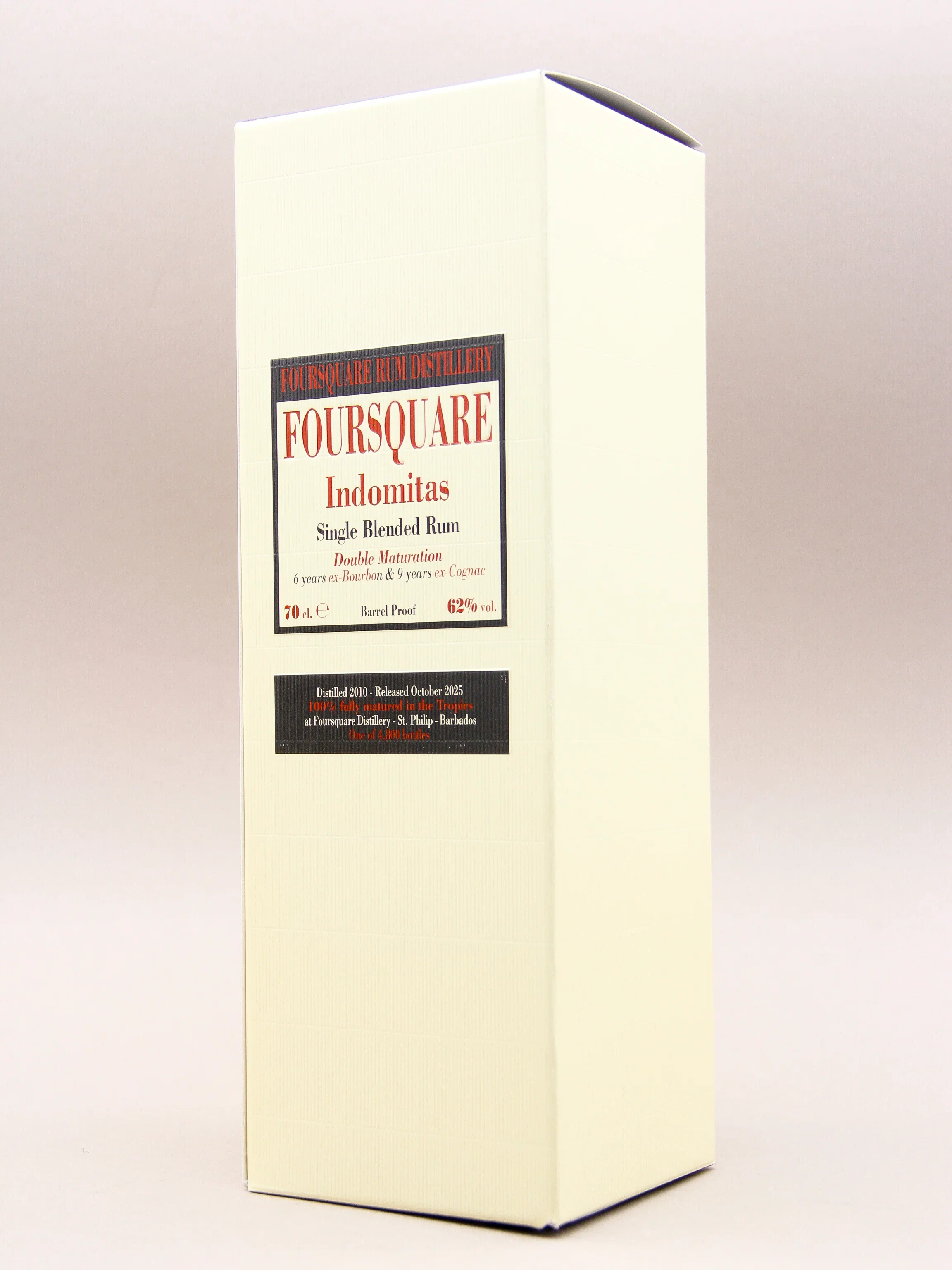 Velier Foursquare Indomitas, Single Blended Barbados Rum, Double Maturation, 15 Years (62%, 70cl) - Image 3