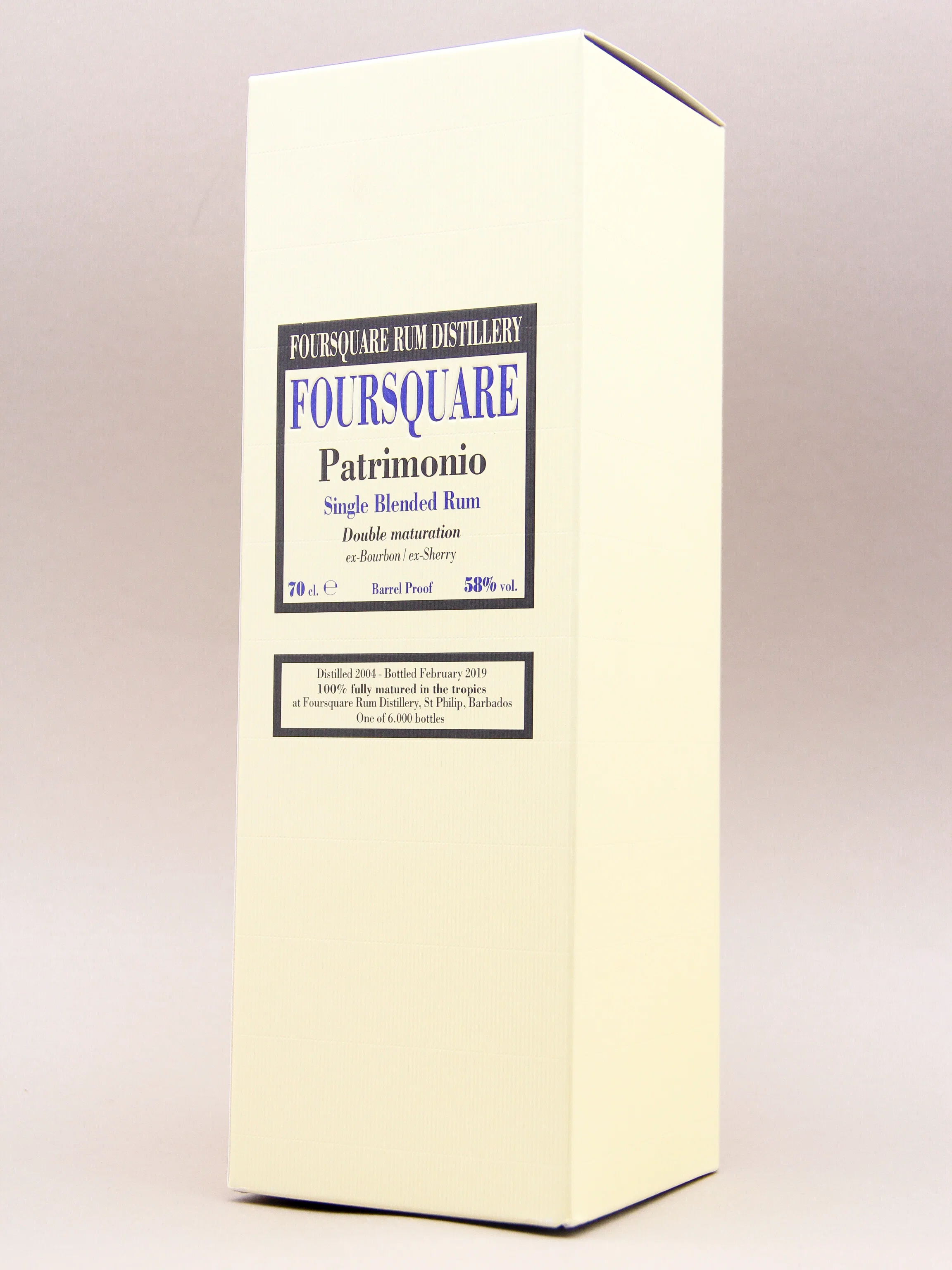 Velier, Foursquare Patrimonio, Barbados Rum  (58%, 70cl) - Image 3