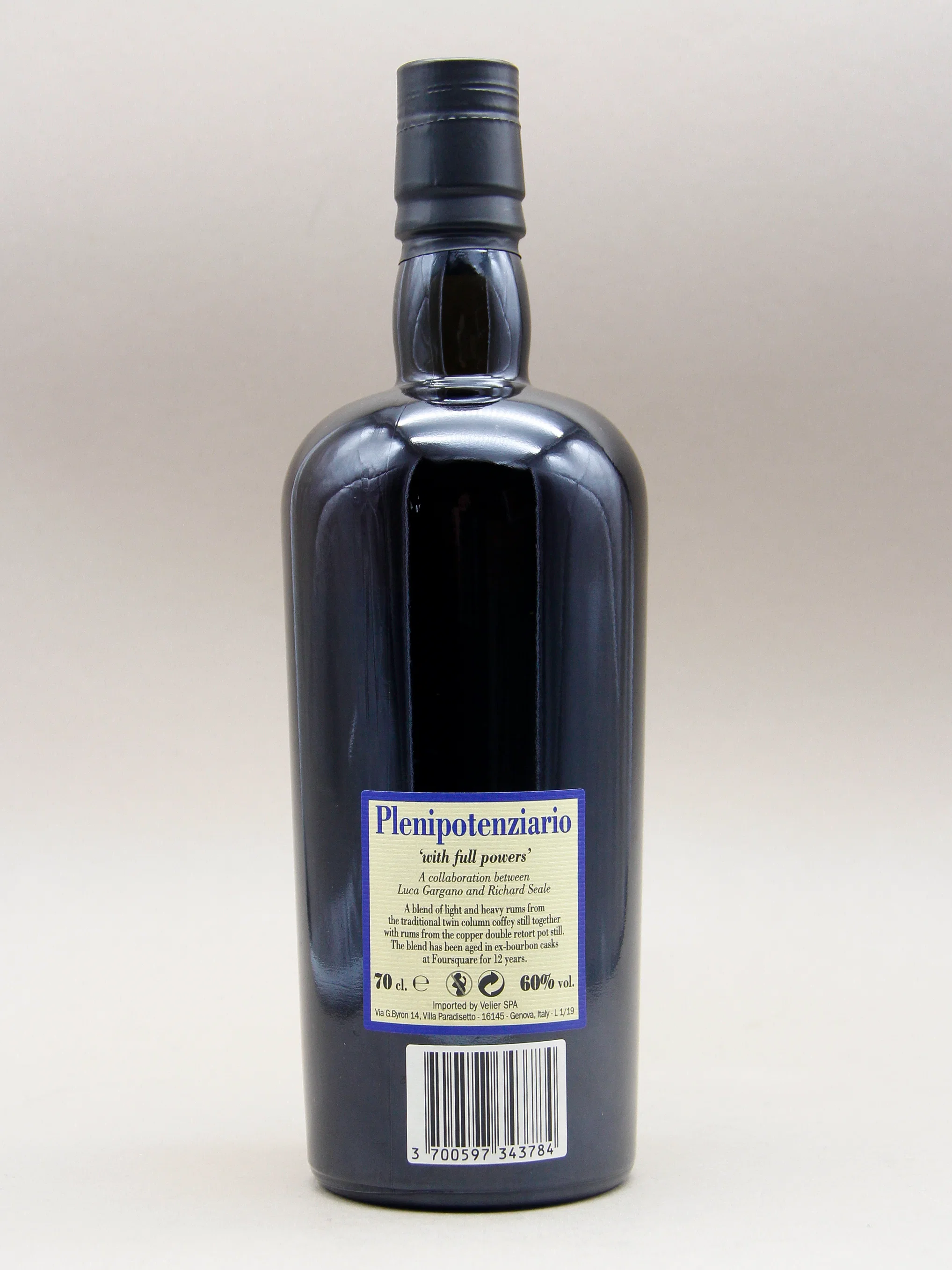 Velier Foursquare Plenipotenziario, 12 Years, Single Blended Barbados Rum, (60%, 70cl) - Image 2
