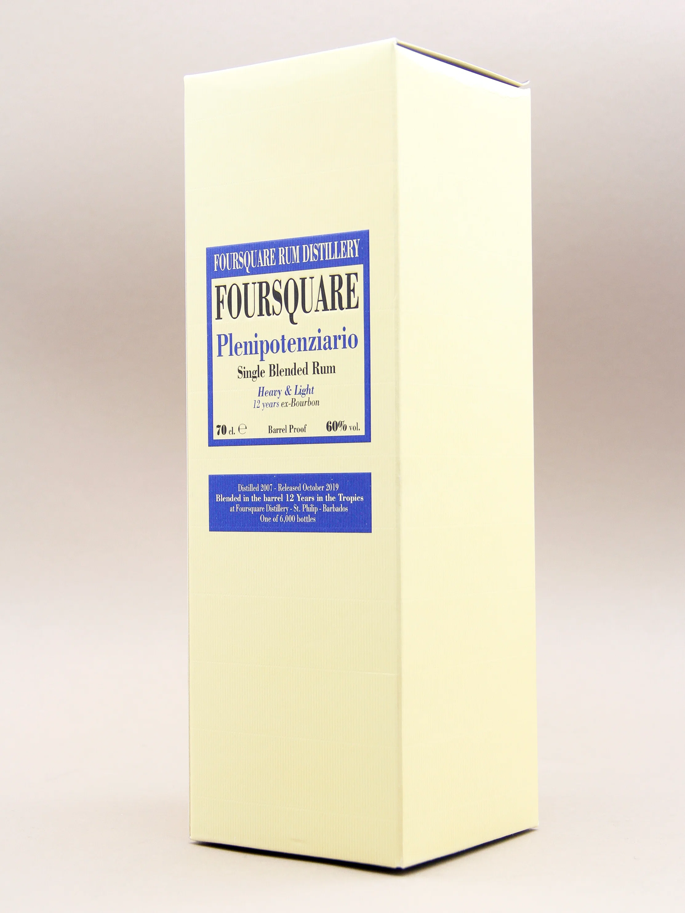 Velier Foursquare Plenipotenziario, 12 Years, Single Blended Barbados Rum, (60%, 70cl) - Image 3