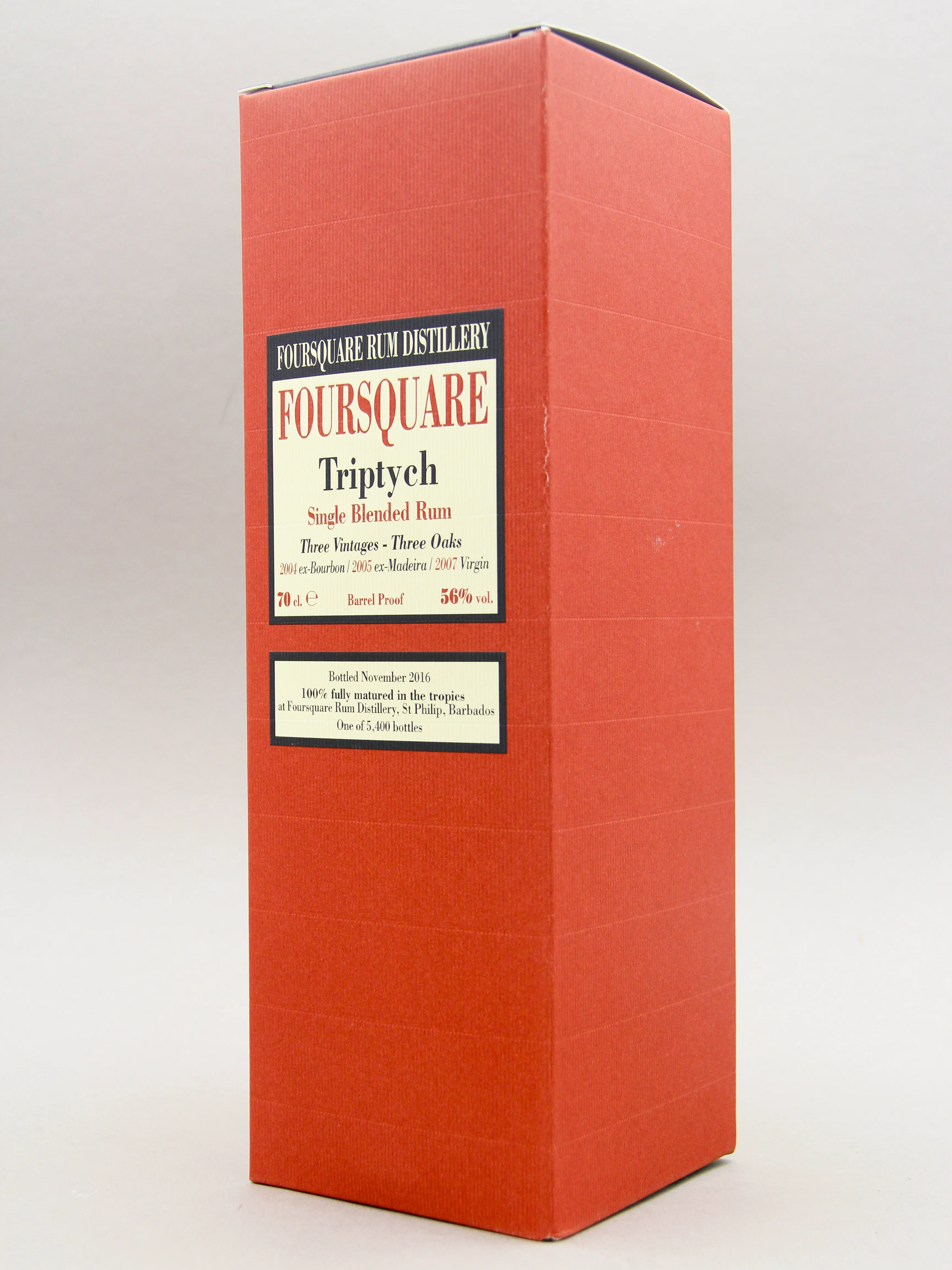 Velier Foursquare Triptych, Barbados Rum (56%, 70cl) - Image 3