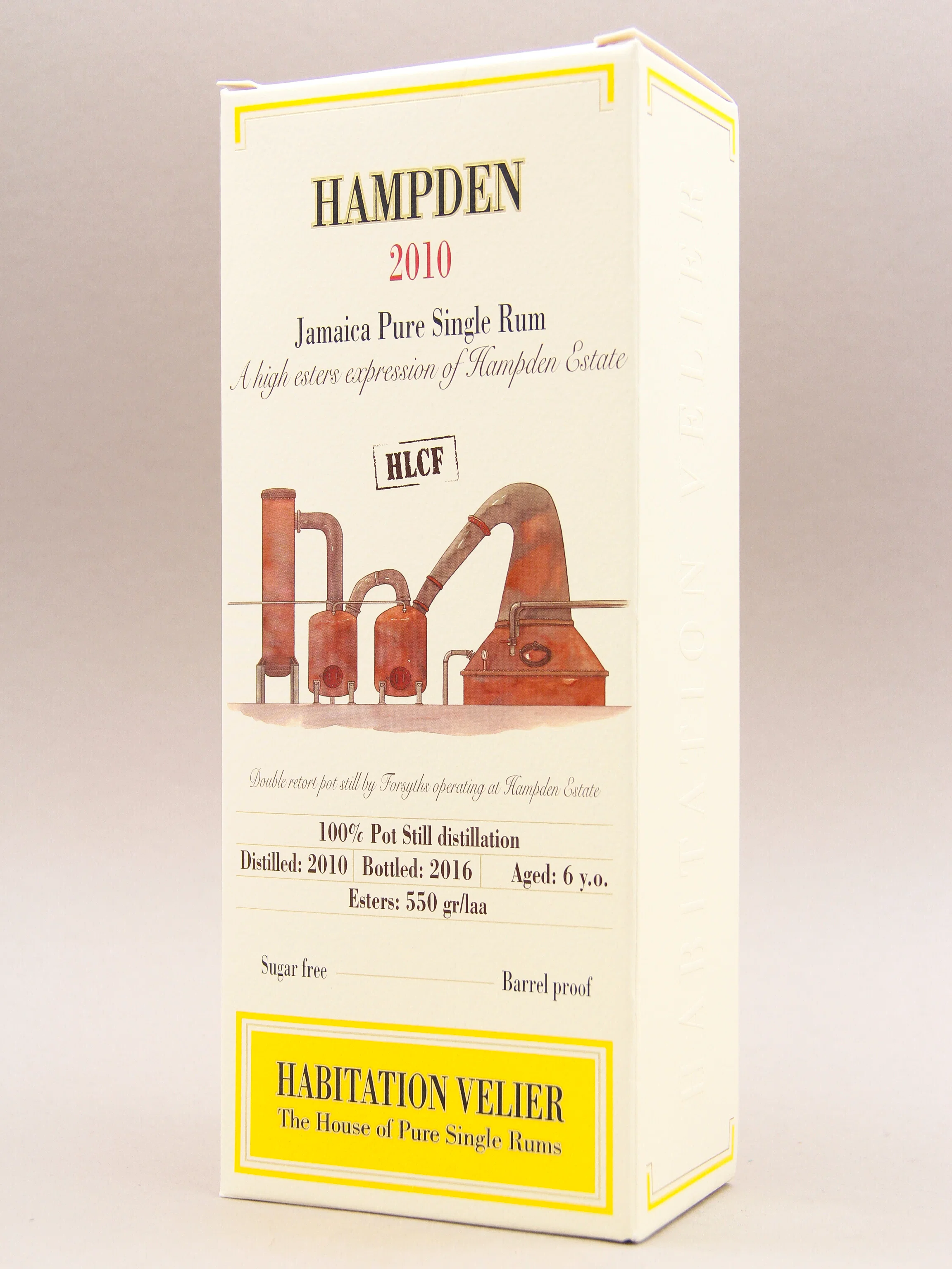 Habitation Velier, Hampden 2010 HLCF, 6 Years Jamaica Rum (68,5%, 70cl) - Image 3