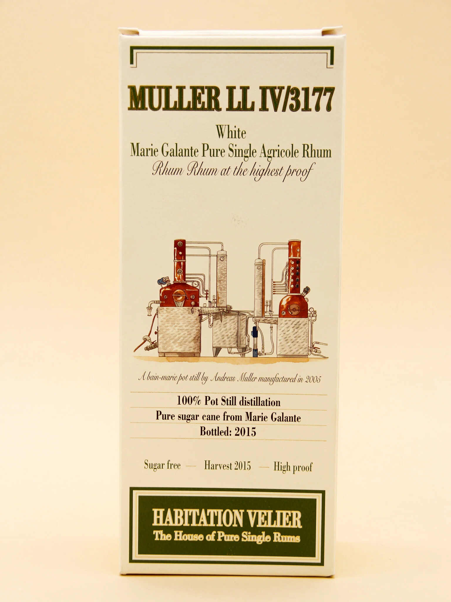 Habitation Velier, Muller LL IV/3177, Marie Galante, Agricole Rhum (59%, 70cl) - Image 2