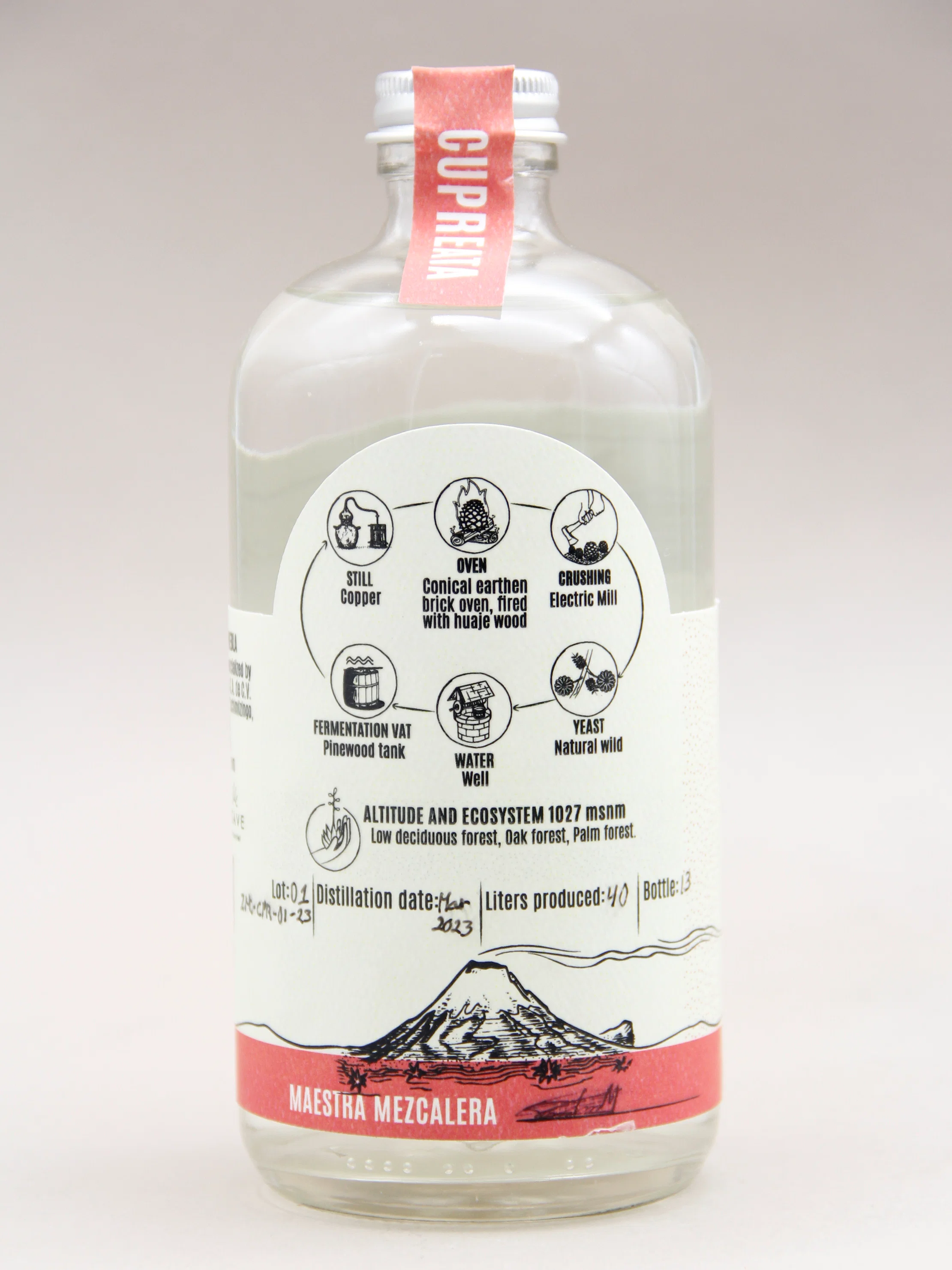 Zinacantan, Agave Spirits from 100% Agave, Cupreata 2023 (45.5%, 50cl) - Image 2