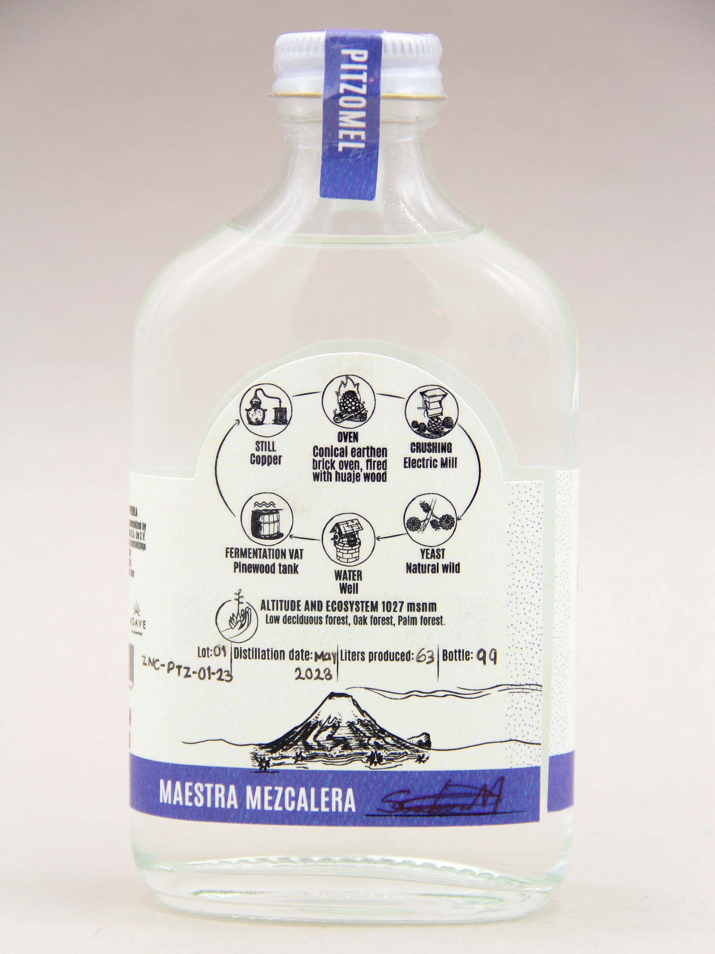 Zinacantan, Agave Spirits from 100% Agave, Pitzometl 2023 (48.7%, 20cl) - Image 2